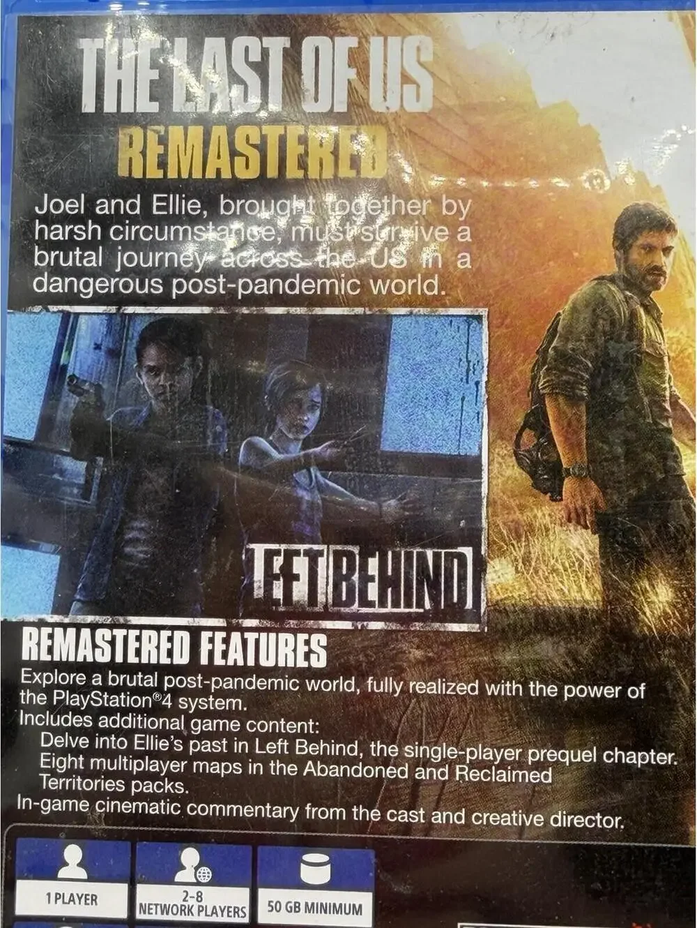 The Last of Us Remastered Sony PS4 CIB Complete Naughty Dog 2014 - Picture 3 of 6